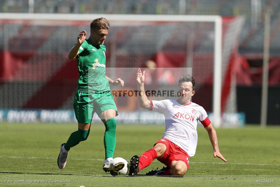 Peter Kurzweg, FLYERALARM Arena, Würzburg, 06.08.2022, BFV, sport, action, Fussball, August 2022, Saison 2022/2023, RLB, Regionalliga Bayern, ANS, FWK, SpVgg Ansbach, FC Würzburger Kickers - Bild-ID: 2336535