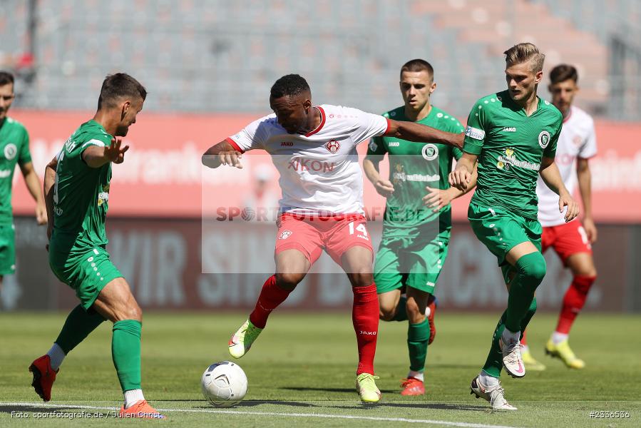 Saliou Sané, FLYERALARM Arena, Würzburg, 06.08.2022, BFV, sport, action, Fussball, August 2022, Saison 2022/2023, RLB, Regionalliga Bayern, ANS, FWK, SpVgg Ansbach, FC Würzburger Kickers - Bild-ID: 2336536