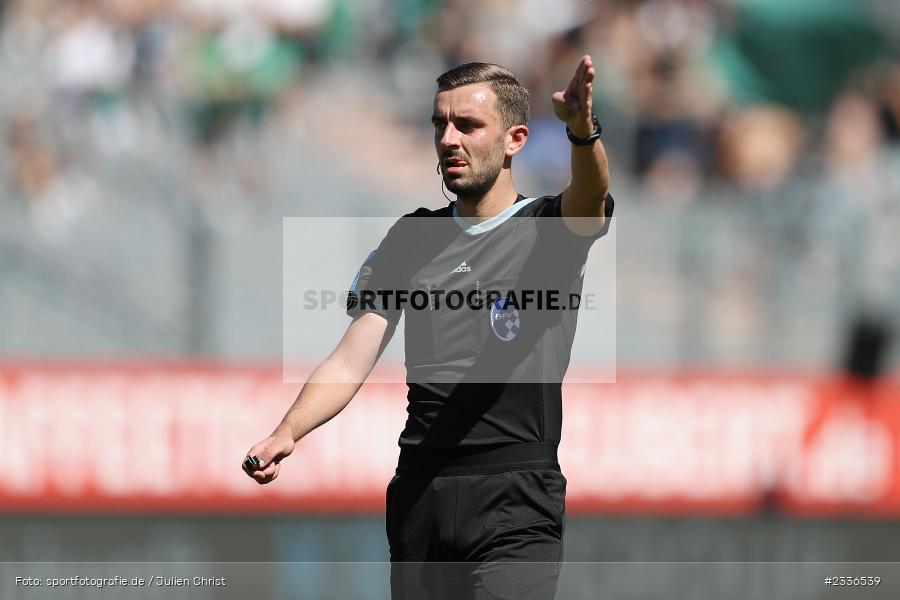 Schiedsrichter, Tobias Wittmann, FLYERALARM Arena, Würzburg, 06.08.2022, BFV, sport, action, Fussball, August 2022, Saison 2022/2023, RLB, Regionalliga Bayern, ANS, FWK, SpVgg Ansbach, FC Würzburger Kickers - Bild-ID: 2336539