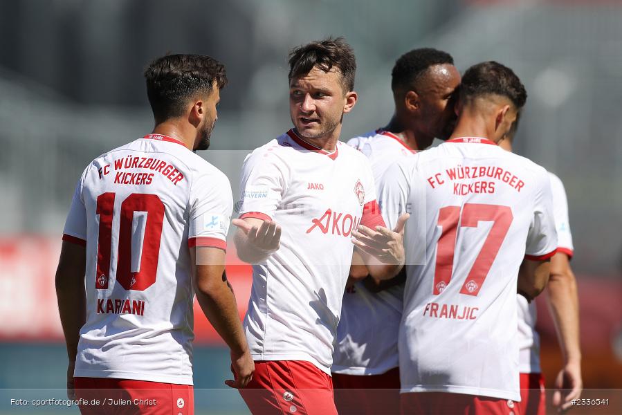 Peter Kurzweg, FLYERALARM Arena, Würzburg, 06.08.2022, BFV, sport, action, Fussball, August 2022, Saison 2022/2023, RLB, Regionalliga Bayern, ANS, FWK, SpVgg Ansbach, FC Würzburger Kickers - Bild-ID: 2336541