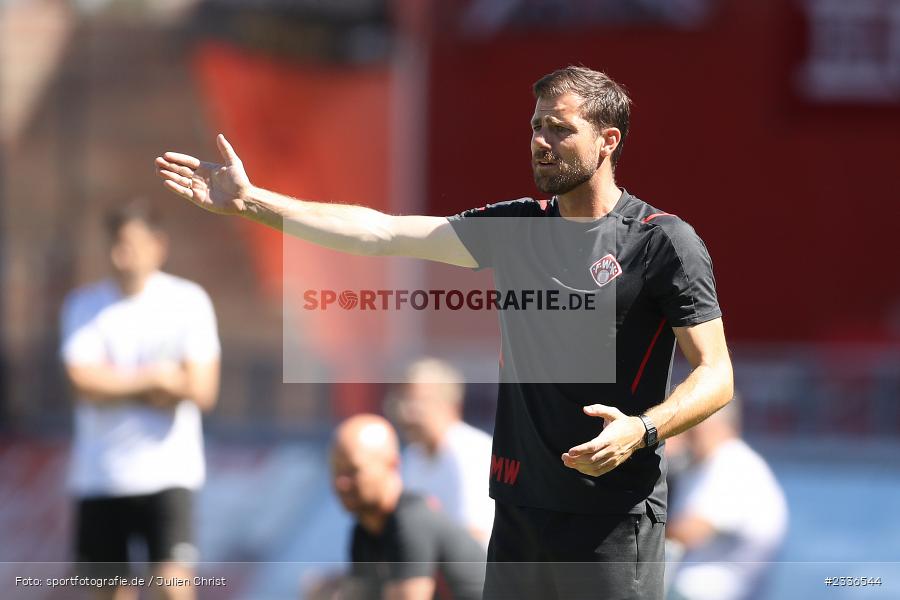 Marco Wildersinn, FLYERALARM Arena, Würzburg, 06.08.2022, BFV, sport, action, Fussball, August 2022, Saison 2022/2023, RLB, Regionalliga Bayern, ANS, FWK, SpVgg Ansbach, FC Würzburger Kickers - Bild-ID: 2336544