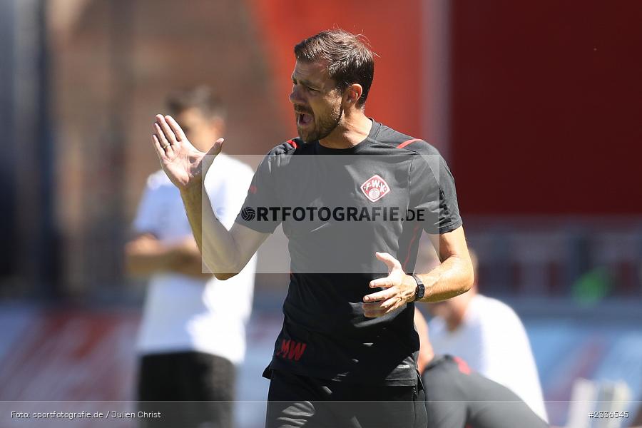 Marco Wildersinn, FLYERALARM Arena, Würzburg, 06.08.2022, BFV, sport, action, Fussball, August 2022, Saison 2022/2023, RLB, Regionalliga Bayern, ANS, FWK, SpVgg Ansbach, FC Würzburger Kickers - Bild-ID: 2336545