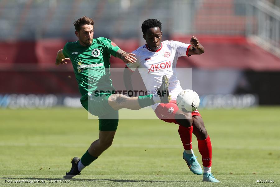 Benjika Caciel, FLYERALARM Arena, Würzburg, 06.08.2022, BFV, sport, action, Fussball, August 2022, Saison 2022/2023, RLB, Regionalliga Bayern, ANS, FWK, SpVgg Ansbach, FC Würzburger Kickers - Bild-ID: 2336546