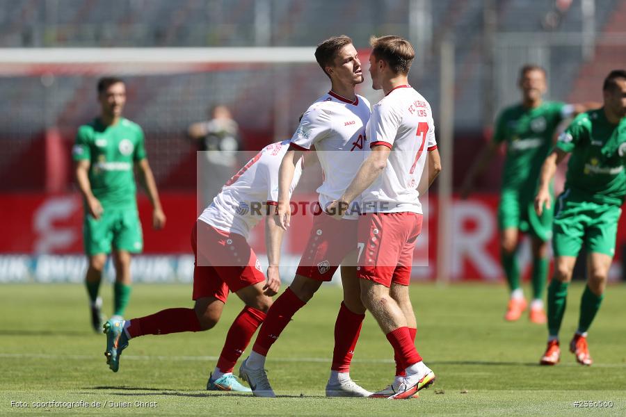 Maximilian Zaiser, FLYERALARM Arena, Würzburg, 06.08.2022, BFV, sport, action, Fussball, August 2022, Saison 2022/2023, RLB, Regionalliga Bayern, ANS, FWK, SpVgg Ansbach, FC Würzburger Kickers - Bild-ID: 2336560