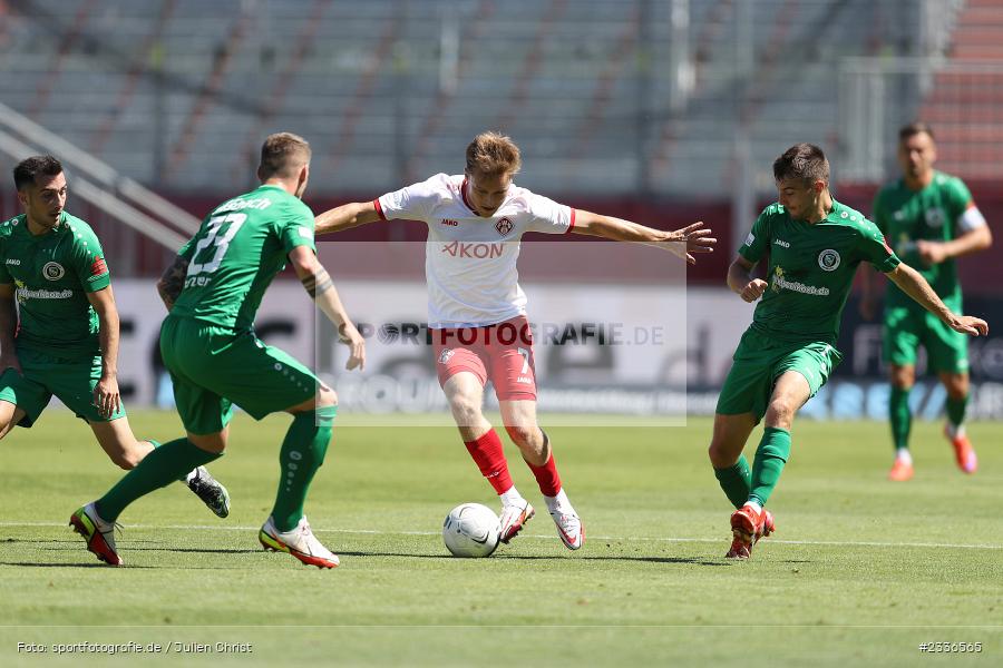 Thomas Haas, FLYERALARM Arena, Würzburg, 06.08.2022, BFV, sport, action, Fussball, August 2022, Saison 2022/2023, RLB, Regionalliga Bayern, ANS, FWK, SpVgg Ansbach, FC Würzburger Kickers - Bild-ID: 2336565