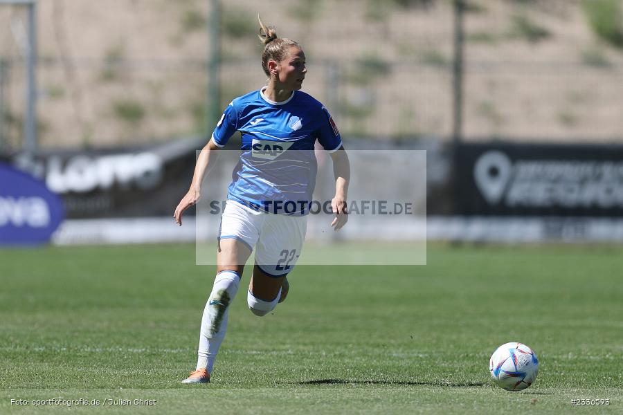 Sarai Linder, Sportgelände, Mainaschaff, 07.08.2022, DFB, sport, action, Fussball, August 2022, Saison 2022/2023, Am Eller, Freundschaftsspiele, Frauen, Eintracht in der Region, TSG, SGE, TSG Hoffenheim, Eintracht Frankfurt - Bild-ID: 2336593 Sarai Linder, Sportgelände, Mainaschaff, 07.08.2022, DFB, sport, action, Fussball, August 2022, Saison 2022/2023, Am Eller, Freundschaftsspiele, Frauen, Eintracht in der Region, TSG, SGE, TSG Hoffenheim, Eintracht Frankfurt - Bild-ID: 2336593