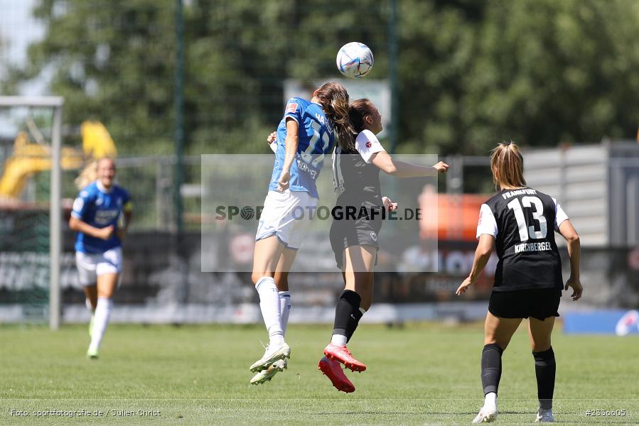 Franziska Harsch, Sportgelände, Mainaschaff, 07.08.2022, DFB, sport, action, Fussball, August 2022, Saison 2022/2023, Am Eller, Freundschaftsspiele, Frauen, Eintracht in der Region, TSG, SGE, TSG Hoffenheim, Eintracht Frankfurt - Bild-ID: 2336605 Franziska Harsch, Sportgelände, Mainaschaff, 07.08.2022, DFB, sport, action, Fussball, August 2022, Saison 2022/2023, Am Eller, Freundschaftsspiele, Frauen, Eintracht in der Region, TSG, SGE, TSG Hoffenheim, Eintracht Frankfurt - Bild-ID: 2336605