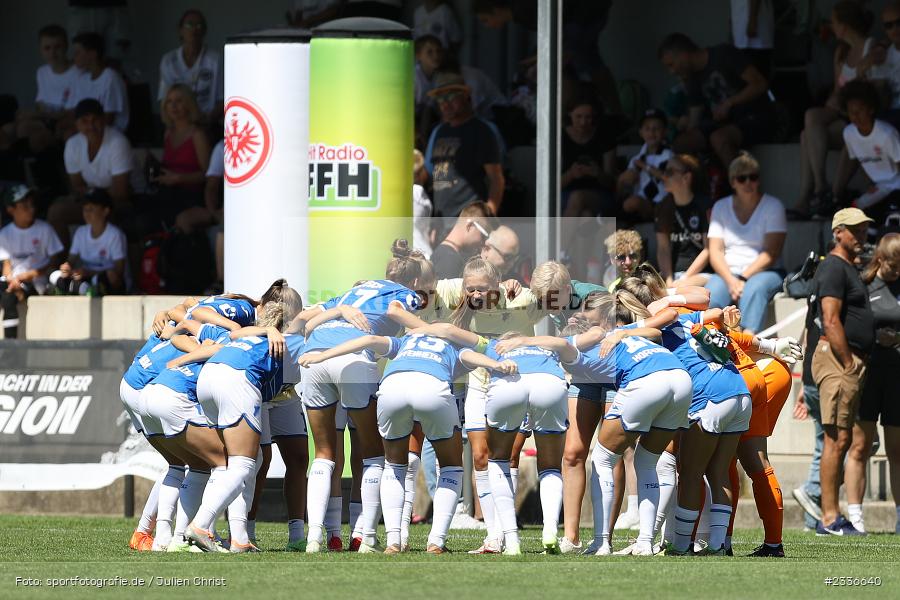 Mannschaftskreis, Sportgelände, Mainaschaff, 07.08.2022, DFB, sport, action, Fussball, August 2022, Saison 2022/2023, Am Eller, Freundschaftsspiele, Frauen, Eintracht in der Region, TSG, SGE, TSG Hoffenheim, Eintracht Frankfurt - Bild-ID: 2336640 Mannschaftskreis, Sportgelände, Mainaschaff, 07.08.2022, DFB, sport, action, Fussball, August 2022, Saison 2022/2023, Am Eller, Freundschaftsspiele, Frauen, Eintracht in der Region, TSG, SGE, TSG Hoffenheim, Eintracht Frankfurt - Bild-ID: 2336640
