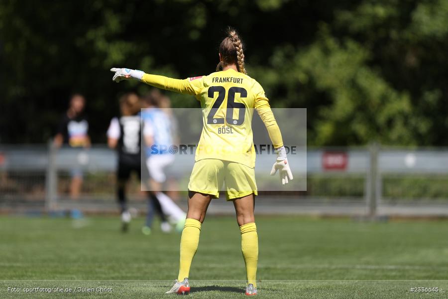 Rückennummer, Backside, Cara Bösl, Sportgelände, Mainaschaff, 07.08.2022, DFB, sport, action, Fussball, August 2022, Saison 2022/2023, Am Eller, Freundschaftsspiele, Frauen, Eintracht in der Region, TSG, SGE, TSG Hoffenheim, Eintracht Frankfurt - Bild-ID: 2336645 Rückennummer, Backside, Cara Bösl, Sportgelände, Mainaschaff, 07.08.2022, DFB, sport, action, Fussball, August 2022, Saison 2022/2023, Am Eller, Freundschaftsspiele, Frauen, Eintracht in der Region, TSG, SGE, TSG Hoffenheim, Eintracht Frankfurt - Bild-ID: 2336645