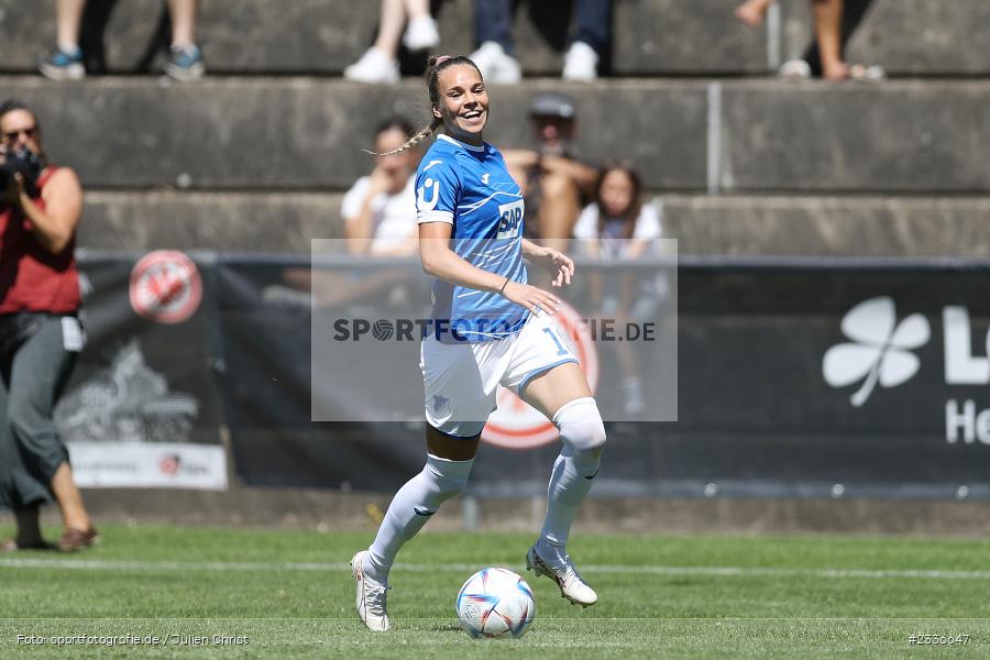 Julia Hickelsberger-Füller, Sportgelände, Mainaschaff, 07.08.2022, DFB, sport, action, Fussball, August 2022, Saison 2022/2023, Am Eller, Freundschaftsspiele, Frauen, Eintracht in der Region, TSG, SGE, TSG Hoffenheim, Eintracht Frankfurt - Bild-ID: 2336647 Julia Hickelsberger-Füller, Sportgelände, Mainaschaff, 07.08.2022, DFB, sport, action, Fussball, August 2022, Saison 2022/2023, Am Eller, Freundschaftsspiele, Frauen, Eintracht in der Region, TSG, SGE, TSG Hoffenheim, Eintracht Frankfurt - Bild-ID: 2336647