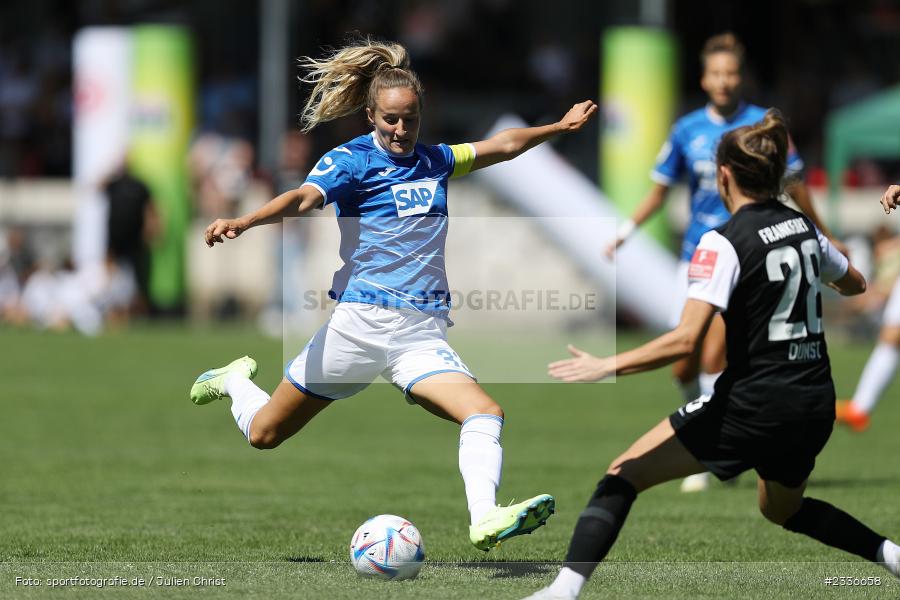 Fabienne Dongus, Sportgelände, Mainaschaff, 07.08.2022, DFB, sport, action, Fussball, August 2022, Saison 2022/2023, Am Eller, Freundschaftsspiele, Frauen, Eintracht in der Region, TSG, SGE, TSG Hoffenheim, Eintracht Frankfurt - Bild-ID: 2336658