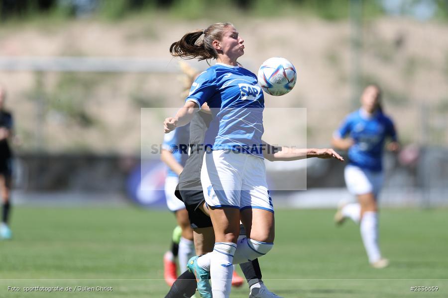 Melissa Kössler, Sportgelände, Mainaschaff, 07.08.2022, DFB, sport, action, Fussball, August 2022, Saison 2022/2023, Am Eller, Freundschaftsspiele, Frauen, Eintracht in der Region, TSG, SGE, TSG Hoffenheim, Eintracht Frankfurt - Bild-ID: 2336659