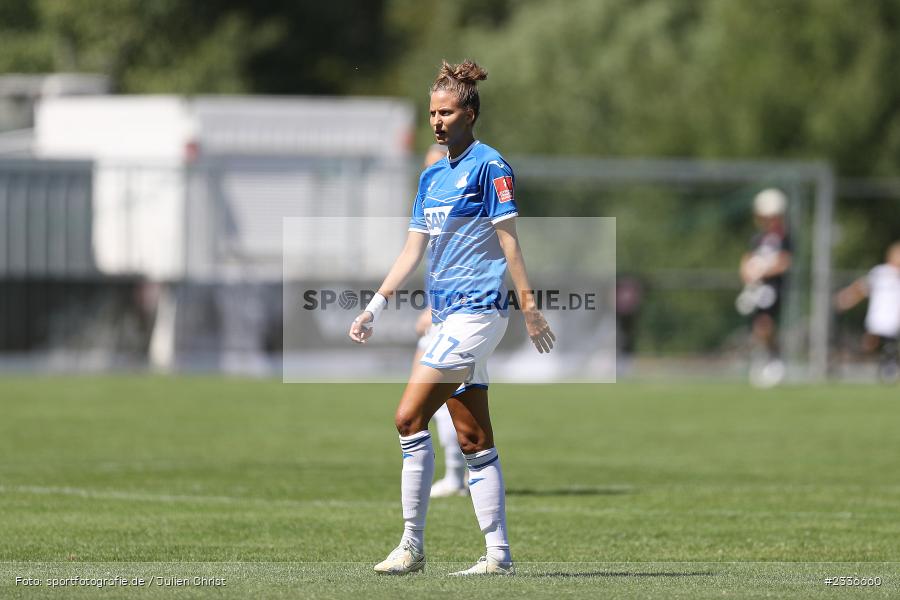 Franziska Harsch, Sportgelände, Mainaschaff, 07.08.2022, DFB, sport, action, Fussball, August 2022, Saison 2022/2023, Am Eller, Freundschaftsspiele, Frauen, Eintracht in der Region, TSG, SGE, TSG Hoffenheim, Eintracht Frankfurt - Bild-ID: 2336660