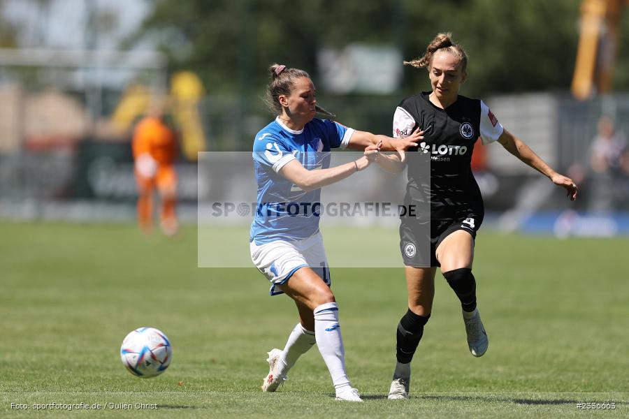 Sophia Kleinherne, Sportgelände, Mainaschaff, 07.08.2022, DFB, sport, action, Fussball, August 2022, Saison 2022/2023, Am Eller, Freundschaftsspiele, Frauen, Eintracht in der Region, TSG, SGE, TSG Hoffenheim, Eintracht Frankfurt - Bild-ID: 2336663