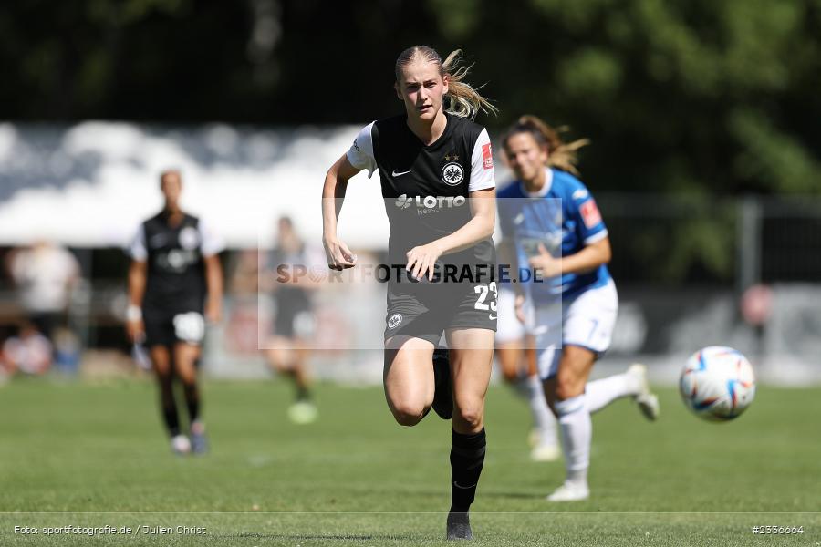 Camilla Küver, Sportgelände, Mainaschaff, 07.08.2022, DFB, sport, action, Fussball, August 2022, Saison 2022/2023, Am Eller, Freundschaftsspiele, Frauen, Eintracht in der Region, TSG, SGE, TSG Hoffenheim, Eintracht Frankfurt - Bild-ID: 2336664