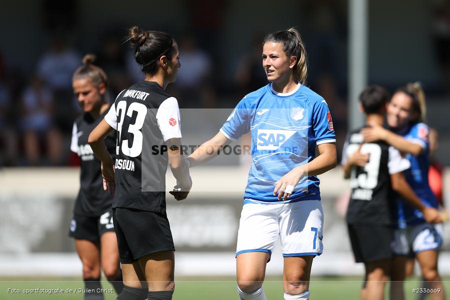 Chantal Hagel, Sportgelände, Mainaschaff, 07.08.2022, DFB, sport, action, Fussball, August 2022, Saison 2022/2023, Am Eller, Freundschaftsspiele, Frauen, Eintracht in der Region, TSG, SGE, TSG Hoffenheim, Eintracht Frankfurt - Bild-ID: 2336669 Chantal Hagel, Sportgelände, Mainaschaff, 07.08.2022, DFB, sport, action, Fussball, August 2022, Saison 2022/2023, Am Eller, Freundschaftsspiele, Frauen, Eintracht in der Region, TSG, SGE, TSG Hoffenheim, Eintracht Frankfurt - Bild-ID: 2336669