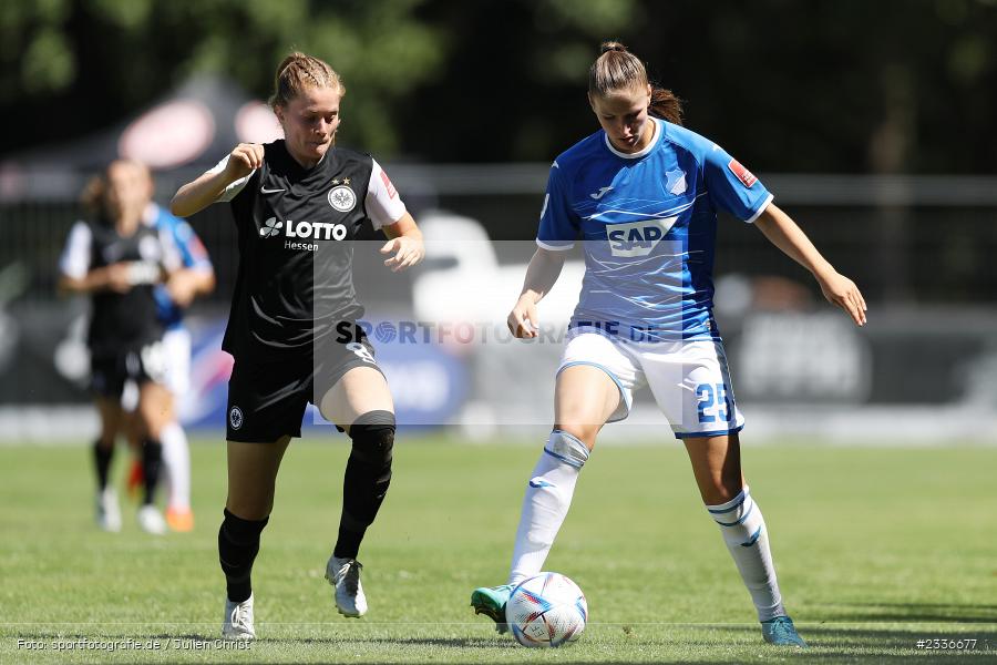 Melissa Kössler, Sportgelände, Mainaschaff, 07.08.2022, DFB, sport, action, Fussball, August 2022, Saison 2022/2023, Am Eller, Freundschaftsspiele, Frauen, Eintracht in der Region, TSG, SGE, TSG Hoffenheim, Eintracht Frankfurt - Bild-ID: 2336677 Melissa Kössler, Sportgelände, Mainaschaff, 07.08.2022, DFB, sport, action, Fussball, August 2022, Saison 2022/2023, Am Eller, Freundschaftsspiele, Frauen, Eintracht in der Region, TSG, SGE, TSG Hoffenheim, Eintracht Frankfurt - Bild-ID: 2336677