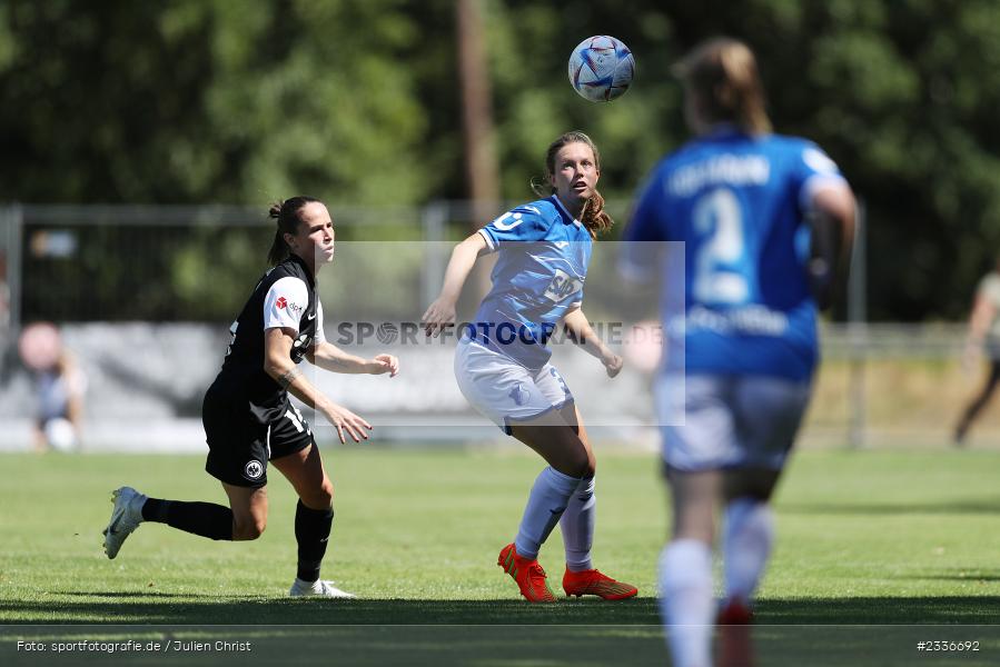 Jana Feldkamp, Sportgelände, Mainaschaff, 07.08.2022, DFB, sport, action, Fussball, August 2022, Saison 2022/2023, Am Eller, Freundschaftsspiele, Frauen, Eintracht in der Region, TSG, SGE, TSG Hoffenheim, Eintracht Frankfurt - Bild-ID: 2336692 Jana Feldkamp, Sportgelände, Mainaschaff, 07.08.2022, DFB, sport, action, Fussball, August 2022, Saison 2022/2023, Am Eller, Freundschaftsspiele, Frauen, Eintracht in der Region, TSG, SGE, TSG Hoffenheim, Eintracht Frankfurt - Bild-ID: 2336692