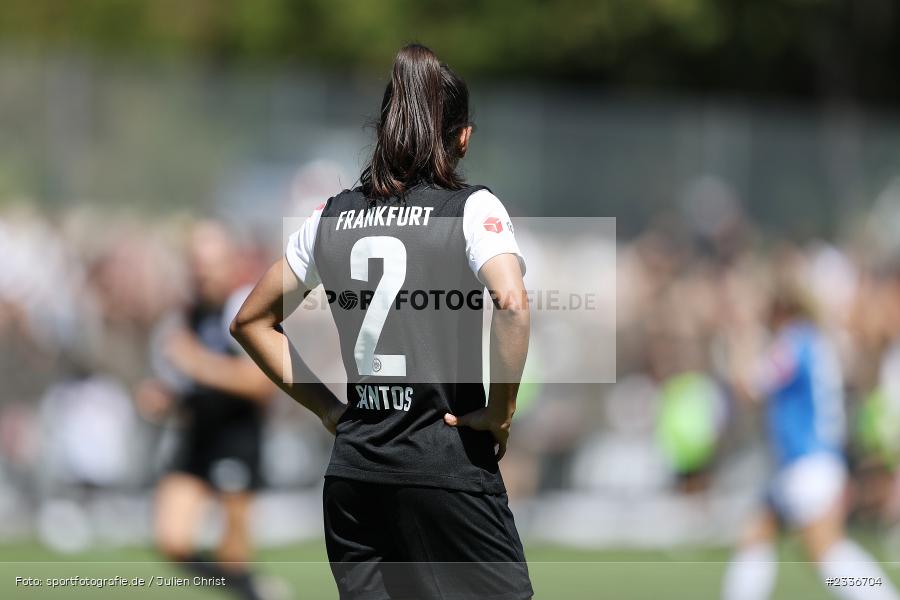 Feature, Rückennummer, Backside, Letícia Santos de Oliveira, Sportgelände, Mainaschaff, 07.08.2022, DFB, sport, action, Fussball, August 2022, Saison 2022/2023, Am Eller, Freundschaftsspiele, Frauen, Eintracht in der Region, TSG, SGE, TSG Hoffenheim, Eintracht Frankfurt - Bild-ID: 2336704 Feature, Rückennummer, Backside, Letícia Santos de Oliveira, Sportgelände, Mainaschaff, 07.08.2022, DFB, sport, action, Fussball, August 2022, Saison 2022/2023, Am Eller, Freundschaftsspiele, Frauen, Eintracht in der Region, TSG, SGE, TSG Hoffenheim, Eintracht Frankfurt - Bild-ID: 2336704