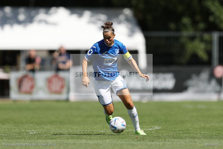 Nicole Billa, Sportgelände, Mainaschaff, 07.08.2022, DFB, sport, action, Fussball, August 2022, Saison 2022/2023, Am Eller, Freundschaftsspiele, Frauen, Eintracht in der Region, TSG, SGE, TSG Hoffenheim, Eintracht Frankfurt - Bild-ID: 2336713