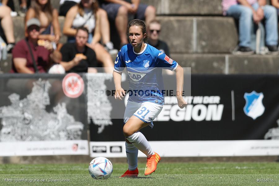 Jana Feldkamp, Sportgelände, Mainaschaff, 07.08.2022, DFB, sport, action, Fussball, August 2022, Saison 2022/2023, Am Eller, Freundschaftsspiele, Frauen, Eintracht in der Region, TSG, SGE, TSG Hoffenheim, Eintracht Frankfurt - Bild-ID: 2336716 Jana Feldkamp, Sportgelände, Mainaschaff, 07.08.2022, DFB, sport, action, Fussball, August 2022, Saison 2022/2023, Am Eller, Freundschaftsspiele, Frauen, Eintracht in der Region, TSG, SGE, TSG Hoffenheim, Eintracht Frankfurt - Bild-ID: 2336716