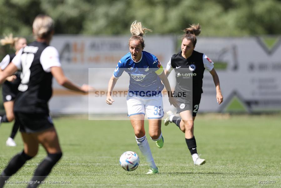 Fabienne Dongus, Sportgelände, Mainaschaff, 07.08.2022, DFB, sport, action, Fussball, August 2022, Saison 2022/2023, Am Eller, Freundschaftsspiele, Frauen, Eintracht in der Region, TSG, SGE, TSG Hoffenheim, Eintracht Frankfurt - Bild-ID: 2336737