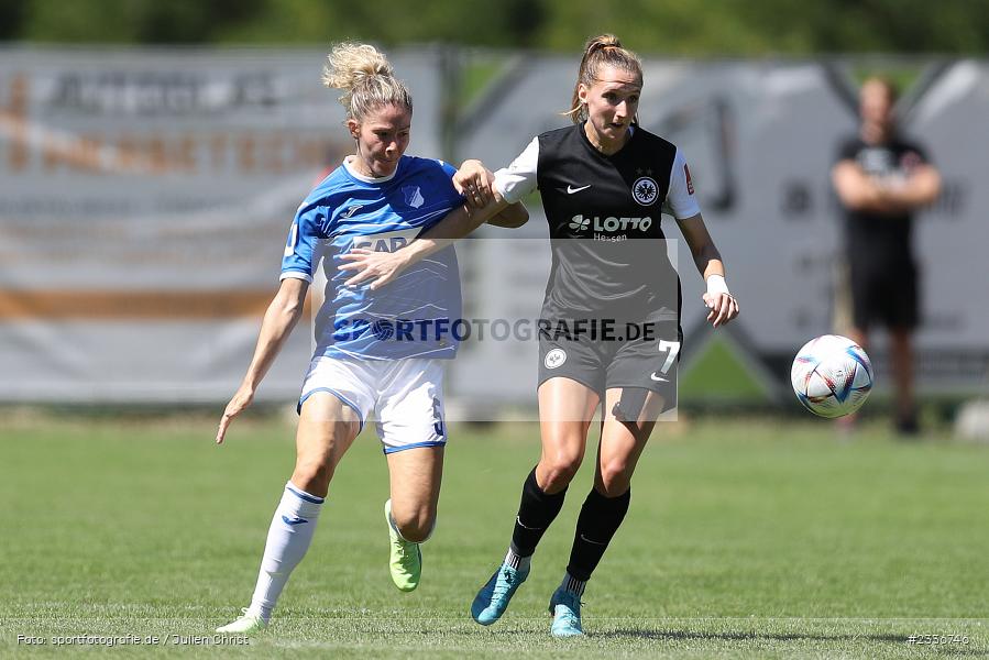Lara Prasnikar, Sportgelände, Mainaschaff, 07.08.2022, DFB, sport, action, Fussball, August 2022, Saison 2022/2023, Am Eller, Freundschaftsspiele, Frauen, Eintracht in der Region, TSG, SGE, TSG Hoffenheim, Eintracht Frankfurt - Bild-ID: 2336746
