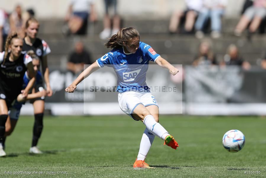 Jana Feldkamp, Sportgelände, Mainaschaff, 07.08.2022, DFB, sport, action, Fussball, August 2022, Saison 2022/2023, Am Eller, Freundschaftsspiele, Frauen, Eintracht in der Region, TSG, SGE, TSG Hoffenheim, Eintracht Frankfurt - Bild-ID: 2336755