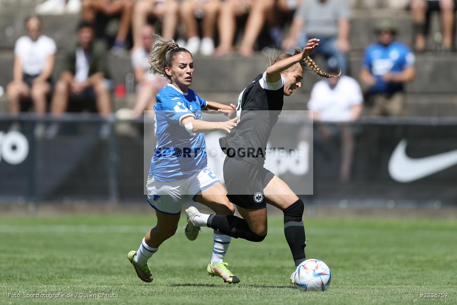 Ereleta Memeti, Sportgelände, Mainaschaff, 07.08.2022, DFB, sport, action, Fussball, August 2022, Saison 2022/2023, Am Eller, Freundschaftsspiele, Frauen, Eintracht in der Region, TSG, SGE, TSG Hoffenheim, Eintracht Frankfurt - Bild-ID: 2336759