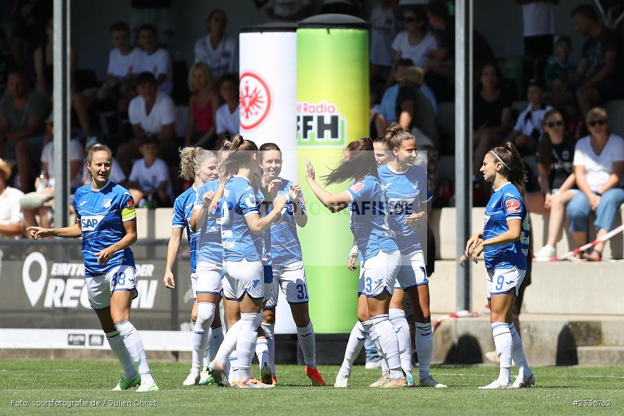 Jana Feldkamp, Sportgelände, Mainaschaff, 07.08.2022, DFB, sport, action, Fussball, August 2022, Saison 2022/2023, Am Eller, Freundschaftsspiele, Frauen, Eintracht in der Region, TSG, SGE, TSG Hoffenheim, Eintracht Frankfurt - Bild-ID: 2336762
