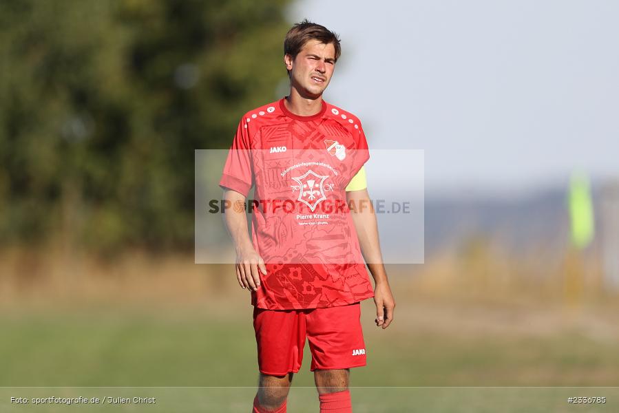 Tobias Hirt, Sportgelände, Röttbach, 07.08.2022, BFV, sport, action, Fussball, August 2022, Saison 2022/2023, SPG, TSV, TBB, Rothaus Kreispokal TBB, SpG Schwabhausen/Windischbuch, TSV Kreuzwertheim - Bild-ID: 2336785