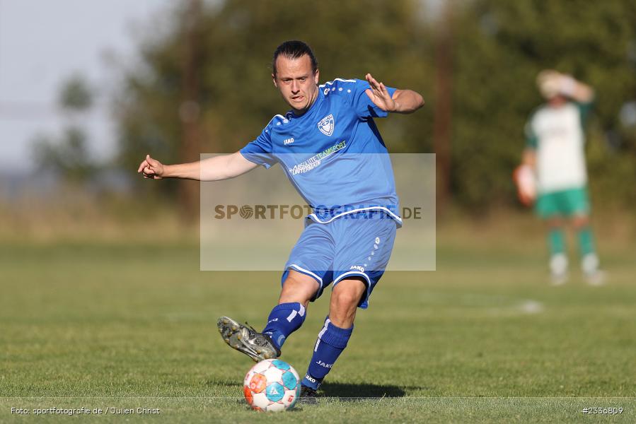 Christoph Klein, Sportgelände, Röttbach, 07.08.2022, BFV, sport, action, Fussball, August 2022, Saison 2022/2023, SPG, TSV, TBB, Rothaus Kreispokal TBB, SpG Schwabhausen/Windischbuch, TSV Kreuzwertheim - Bild-ID: 2336809