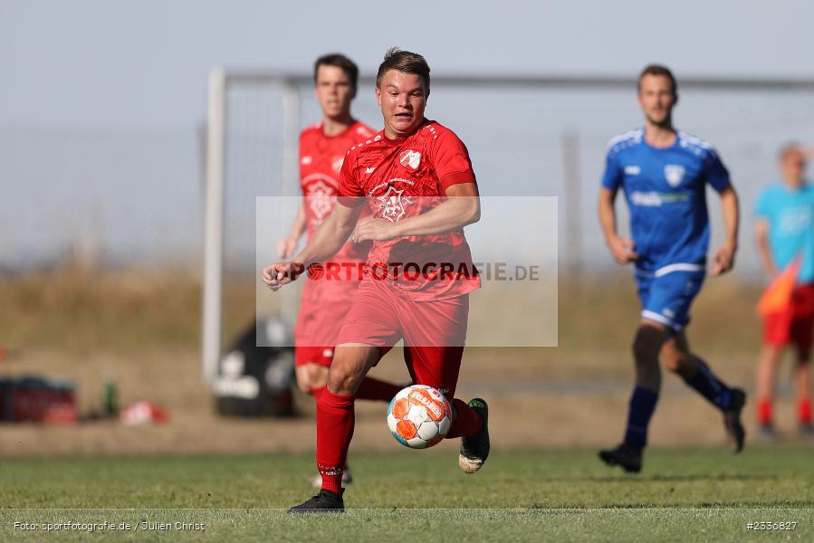 Jannik Götz, Sportgelände, Röttbach, 07.08.2022, BFV, sport, action, Fussball, August 2022, Saison 2022/2023, SPG, TSV, TBB, Rothaus Kreispokal TBB, SpG Schwabhausen/Windischbuch, TSV Kreuzwertheim - Bild-ID: 2336827