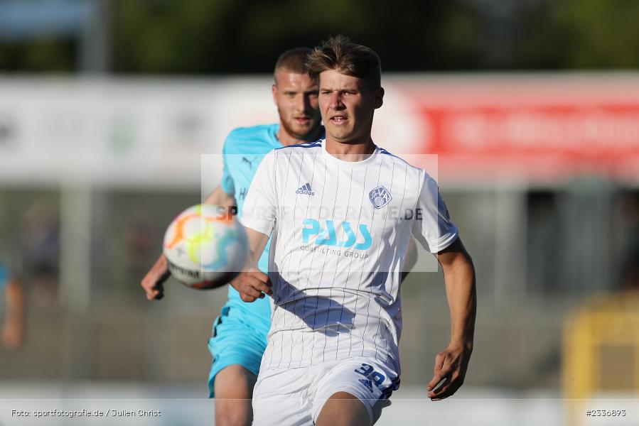 Niklas Borger, Stadion am Schönbusch, Aschaffenburg, 12.08.2022, BFV, sport, action, Fussball, August 2022, Saison 2022/2023, RB, Regionalliga Bayern, SGF, SVA, SpVgg Greuther Fürth II, SV Viktoria Aschaffenburg - Bild-ID: 2336893 Niklas Borger, Stadion am Schönbusch, Aschaffenburg, 12.08.2022, BFV, sport, action, Fussball, August 2022, Saison 2022/2023, RB, Regionalliga Bayern, SGF, SVA, SpVgg Greuther Fürth II, SV Viktoria Aschaffenburg - Bild-ID: 2336893