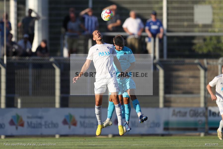 Nicolas Hebisch, Stadion am Schönbusch, Aschaffenburg, 12.08.2022, BFV, sport, action, Fussball, August 2022, Saison 2022/2023, RB, Regionalliga Bayern, SGF, SVA, SpVgg Greuther Fürth II, SV Viktoria Aschaffenburg - Bild-ID: 2336915