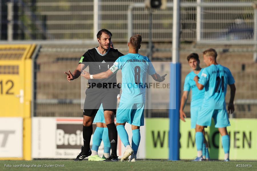 Thomas Ehrnsperger, Stadion am Schönbusch, Aschaffenburg, 12.08.2022, BFV, sport, action, Fussball, August 2022, Saison 2022/2023, RB, Regionalliga Bayern, SGF, SVA, SpVgg Greuther Fürth II, SV Viktoria Aschaffenburg - Bild-ID: 2336916