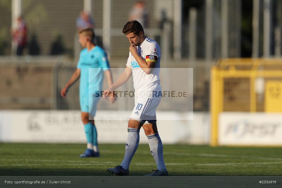 Benjamin Baier, Stadion am Schönbusch, Aschaffenburg, 12.08.2022, BFV, sport, action, Fussball, August 2022, Saison 2022/2023, RB, Regionalliga Bayern, SGF, SVA, SpVgg Greuther Fürth II, SV Viktoria Aschaffenburg - Bild-ID: 2336919