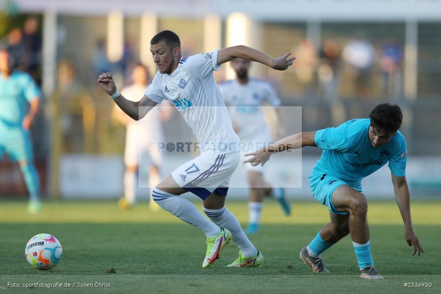 Niklas Meyer, Stadion am Schönbusch, Aschaffenburg, 12.08.2022, BFV, sport, action, Fussball, August 2022, Saison 2022/2023, RB, Regionalliga Bayern, SGF, SVA, SpVgg Greuther Fürth II, SV Viktoria Aschaffenburg - Bild-ID: 2336930 Niklas Meyer, Stadion am Schönbusch, Aschaffenburg, 12.08.2022, BFV, sport, action, Fussball, August 2022, Saison 2022/2023, RB, Regionalliga Bayern, SGF, SVA, SpVgg Greuther Fürth II, SV Viktoria Aschaffenburg - Bild-ID: 2336930