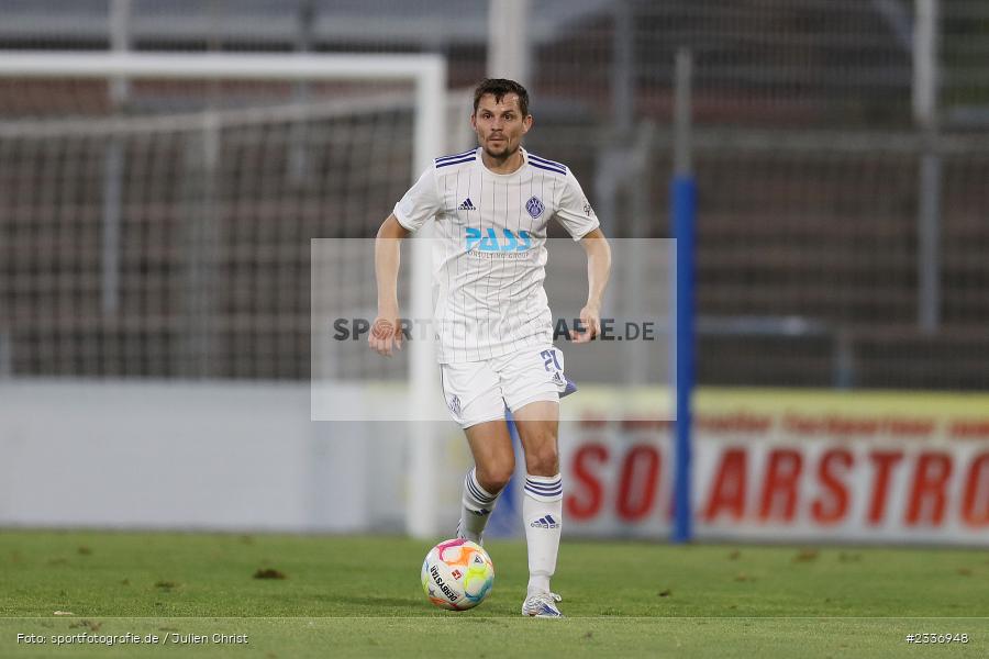 Daniel Cheron, Stadion am Schönbusch, Aschaffenburg, 12.08.2022, BFV, sport, action, Fussball, August 2022, Saison 2022/2023, RB, Regionalliga Bayern, SGF, SVA, SpVgg Greuther Fürth II, SV Viktoria Aschaffenburg - Bild-ID: 2336948 Daniel Cheron, Stadion am Schönbusch, Aschaffenburg, 12.08.2022, BFV, sport, action, Fussball, August 2022, Saison 2022/2023, RB, Regionalliga Bayern, SGF, SVA, SpVgg Greuther Fürth II, SV Viktoria Aschaffenburg - Bild-ID: 2336948