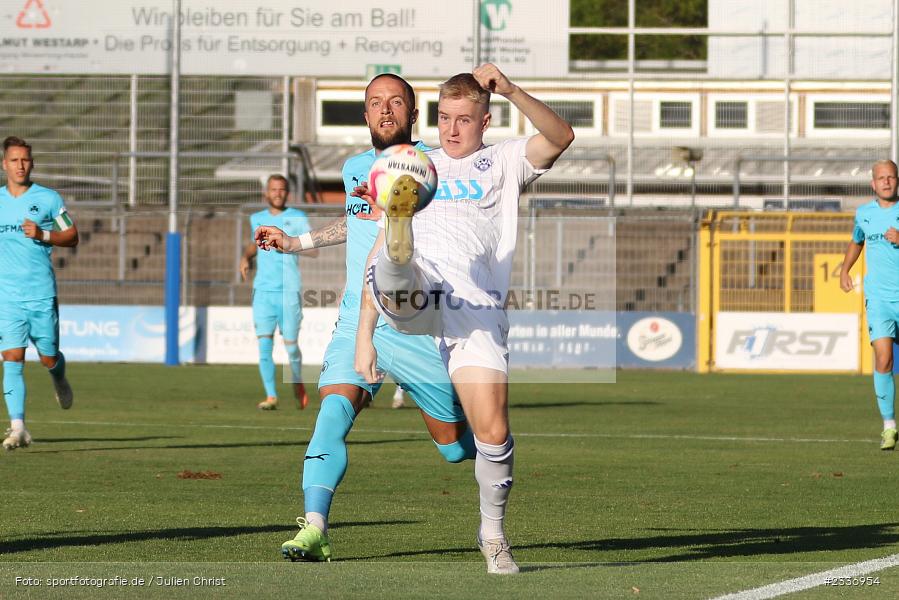 Jan Stein, Stadion am Schönbusch, Aschaffenburg, 12.08.2022, BFV, sport, action, Fussball, August 2022, Saison 2022/2023, RB, Regionalliga Bayern, SGF, SVA, SpVgg Greuther Fürth II, SV Viktoria Aschaffenburg - Bild-ID: 2336954
