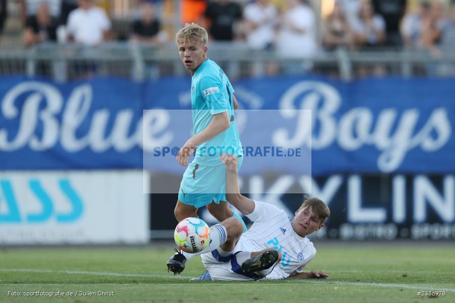 Niklas Borger, Stadion am Schönbusch, Aschaffenburg, 12.08.2022, BFV, sport, action, Fussball, August 2022, Saison 2022/2023, RB, Regionalliga Bayern, SGF, SVA, SpVgg Greuther Fürth II, SV Viktoria Aschaffenburg - Bild-ID: 2336978 Niklas Borger, Stadion am Schönbusch, Aschaffenburg, 12.08.2022, BFV, sport, action, Fussball, August 2022, Saison 2022/2023, RB, Regionalliga Bayern, SGF, SVA, SpVgg Greuther Fürth II, SV Viktoria Aschaffenburg - Bild-ID: 2336978