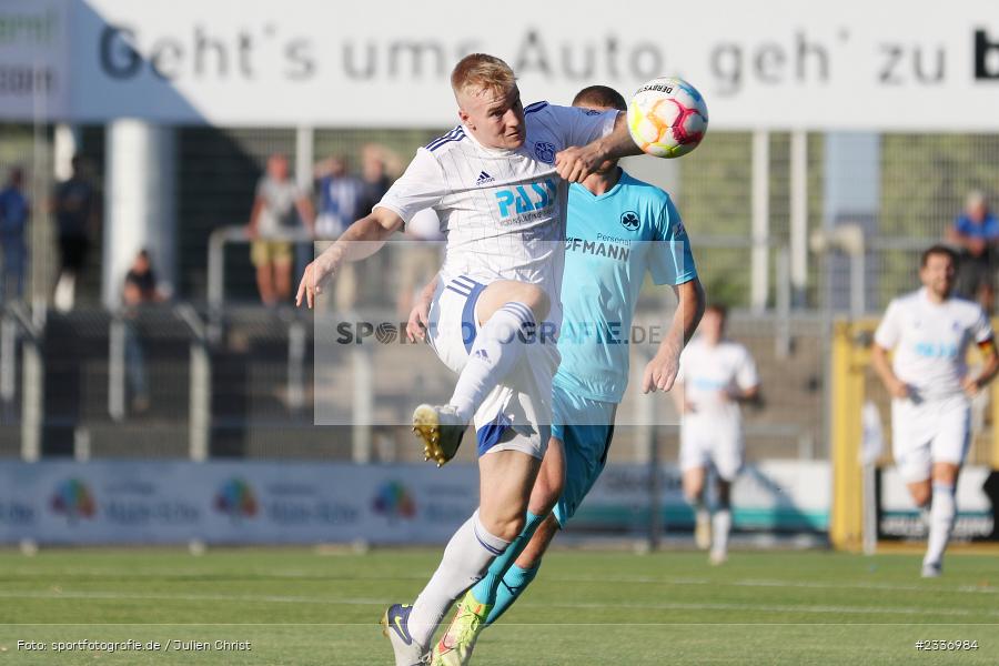 Jan Stein, Stadion am Schönbusch, Aschaffenburg, 12.08.2022, BFV, sport, action, Fussball, August 2022, Saison 2022/2023, RB, Regionalliga Bayern, SGF, SVA, SpVgg Greuther Fürth II, SV Viktoria Aschaffenburg - Bild-ID: 2336984 Jan Stein, Stadion am Schönbusch, Aschaffenburg, 12.08.2022, BFV, sport, action, Fussball, August 2022, Saison 2022/2023, RB, Regionalliga Bayern, SGF, SVA, SpVgg Greuther Fürth II, SV Viktoria Aschaffenburg - Bild-ID: 2336984