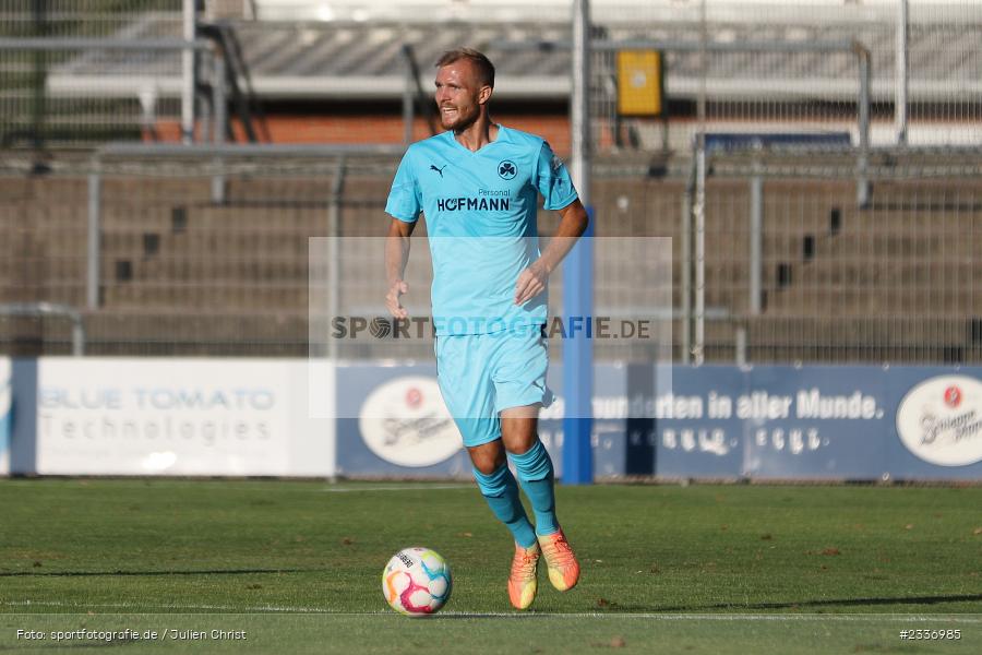 Fabian Baumgärtel, Stadion am Schönbusch, Aschaffenburg, 12.08.2022, BFV, sport, action, Fussball, August 2022, Saison 2022/2023, RB, Regionalliga Bayern, SGF, SVA, SpVgg Greuther Fürth II, SV Viktoria Aschaffenburg - Bild-ID: 2336985 Fabian Baumgärtel, Stadion am Schönbusch, Aschaffenburg, 12.08.2022, BFV, sport, action, Fussball, August 2022, Saison 2022/2023, RB, Regionalliga Bayern, SGF, SVA, SpVgg Greuther Fürth II, SV Viktoria Aschaffenburg - Bild-ID: 2336985
