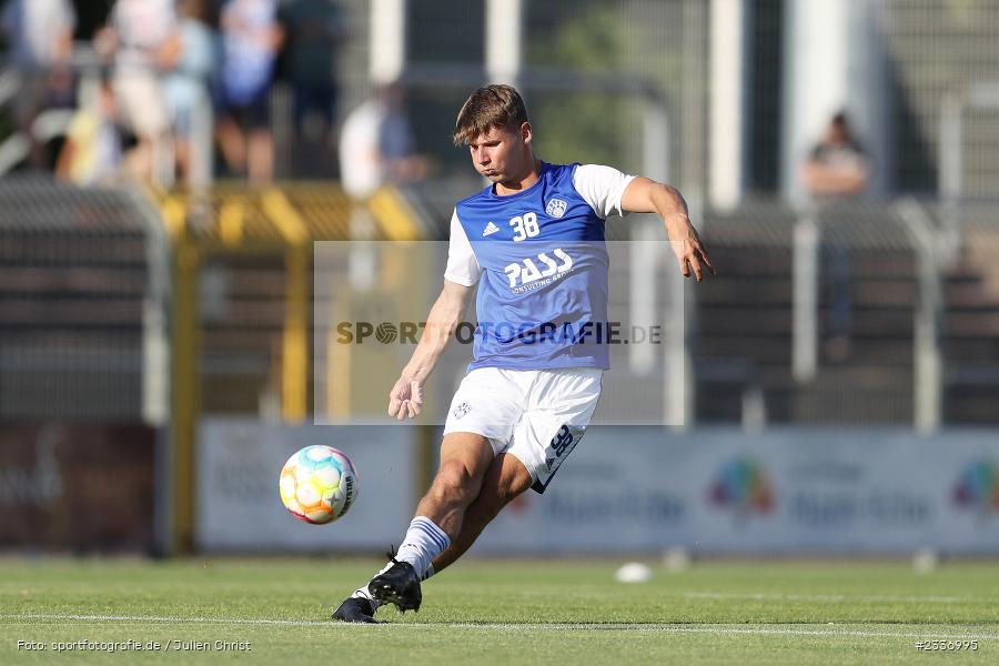 Niklas Borger, Stadion am Schönbusch, Aschaffenburg, 12.08.2022, BFV, sport, action, Fussball, August 2022, Saison 2022/2023, RB, Regionalliga Bayern, SGF, SVA, SpVgg Greuther Fürth II, SV Viktoria Aschaffenburg - Bild-ID: 2336995 Niklas Borger, Stadion am Schönbusch, Aschaffenburg, 12.08.2022, BFV, sport, action, Fussball, August 2022, Saison 2022/2023, RB, Regionalliga Bayern, SGF, SVA, SpVgg Greuther Fürth II, SV Viktoria Aschaffenburg - Bild-ID: 2336995