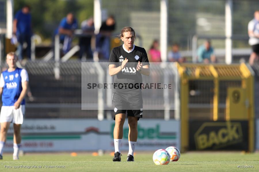 Nico Wegmann, Stadion am Schönbusch, Aschaffenburg, 12.08.2022, BFV, sport, action, Fussball, August 2022, Saison 2022/2023, RB, Regionalliga Bayern, SGF, SVA, SpVgg Greuther Fürth II, SV Viktoria Aschaffenburg - Bild-ID: 2336996