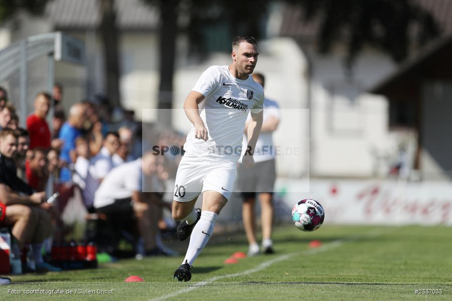 Maurice Kübert, Sportgelände, Karlburg, 13.08.2022, BFV, sport, action, Fussball, August 2022, Saison 2022/2023, Landesliga Nordwest, FCL, TSV, 1. FC Lichtenfels, TSV Karlburg - Bild-ID: 2337033
