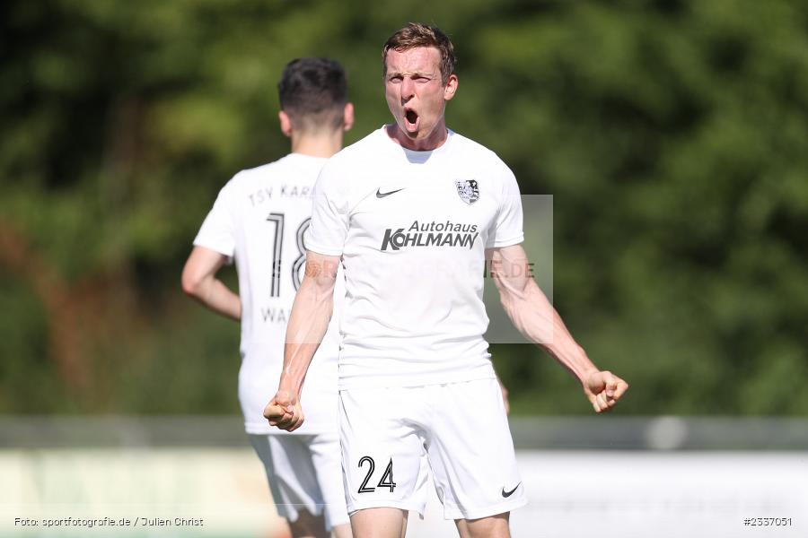 Sebastian Fries, Sportgelände, Karlburg, 13.08.2022, BFV, sport, action, Fussball, August 2022, Saison 2022/2023, Landesliga Nordwest, FCL, TSV, 1. FC Lichtenfels, TSV Karlburg - Bild-ID: 2337051