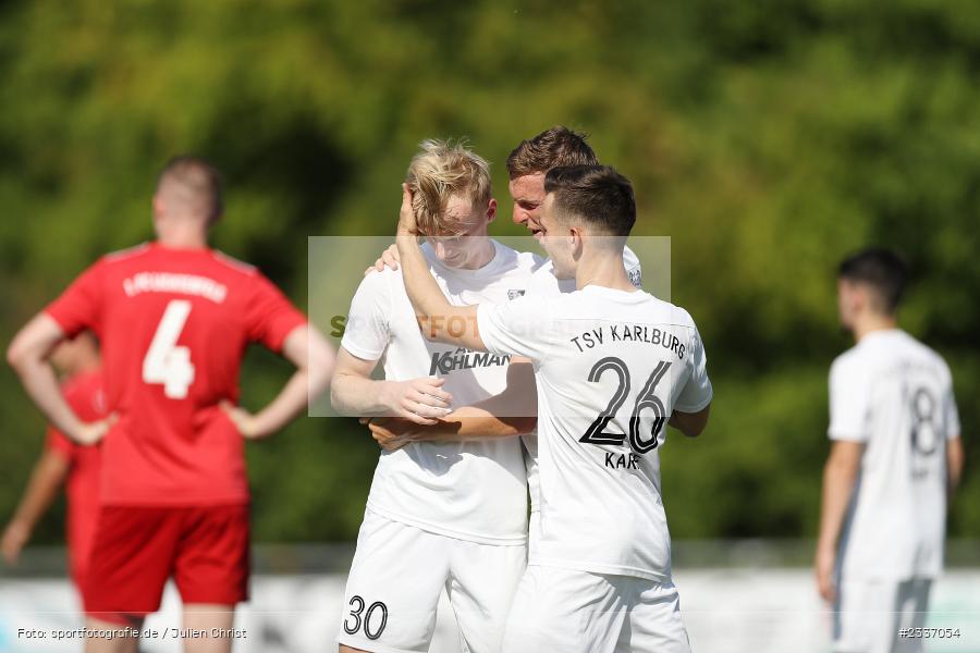 Torjubel, Sebastian Fries, Sportgelände, Karlburg, 13.08.2022, BFV, sport, action, Fussball, August 2022, Saison 2022/2023, Landesliga Nordwest, FCL, TSV, 1. FC Lichtenfels, TSV Karlburg - Bild-ID: 2337054