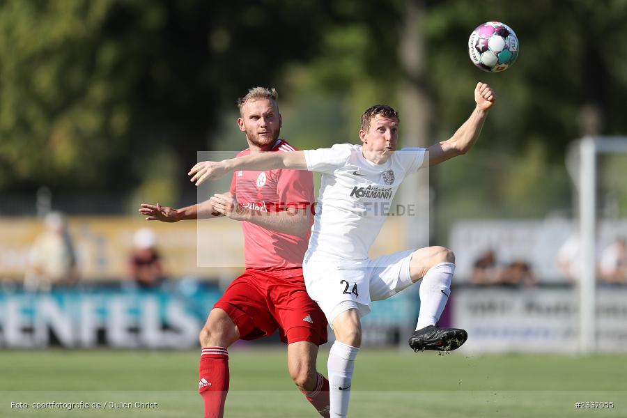 Sebastian Fries, Sportgelände, Karlburg, 13.08.2022, BFV, sport, action, Fussball, August 2022, Saison 2022/2023, Landesliga Nordwest, FCL, TSV, 1. FC Lichtenfels, TSV Karlburg - Bild-ID: 2337055