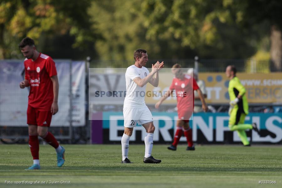Sebastian Fries, Sportgelände, Karlburg, 13.08.2022, BFV, sport, action, Fussball, August 2022, Saison 2022/2023, Landesliga Nordwest, FCL, TSV, 1. FC Lichtenfels, TSV Karlburg - Bild-ID: 2337068